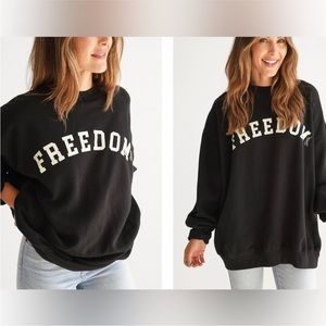 CJLA Black Oversized Freedom Sweatsirt